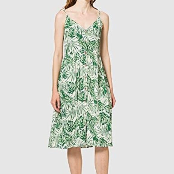 Terzo Millennio Linen Midi Dress Size S | Made in Italy | Vila Visanne Style - Picture 1 of 7